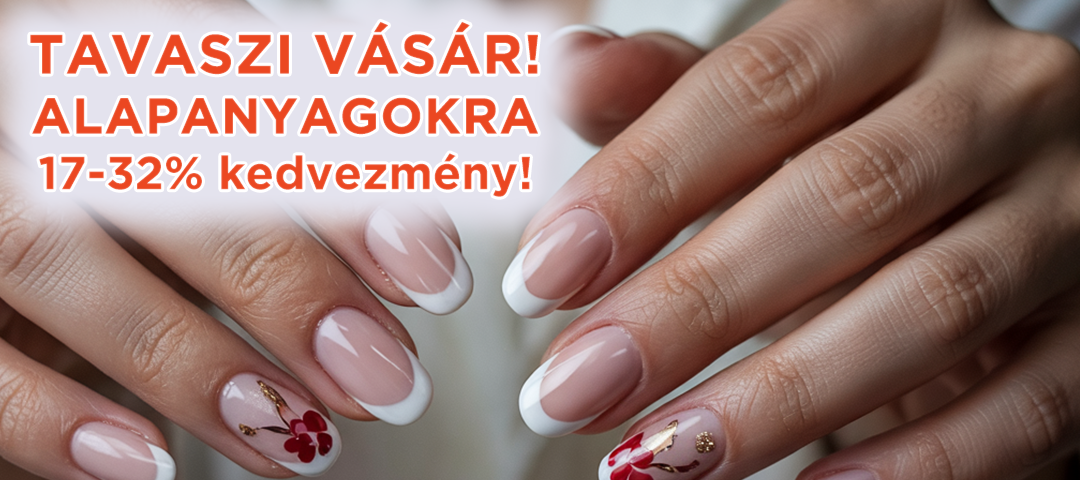 Műköröm alapanyag akció.