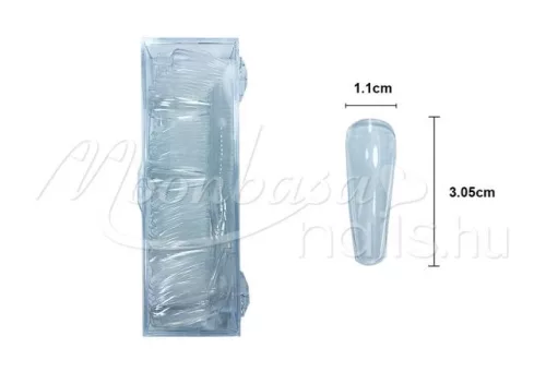 Nageltipp Box 200 Stück #019 4 Transparent