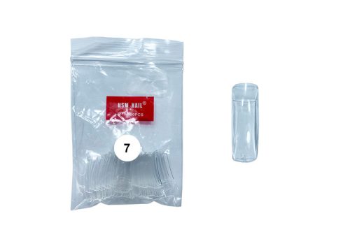 Műköröm tip 50db #014-7 Átlátszó