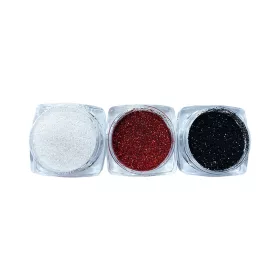 Glitzerpulver Set 3 Stück  Basic