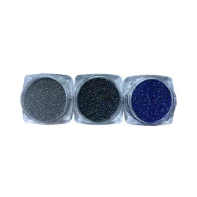 Glitzerpulver Set 3 Stück  Hologramm