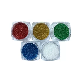 Glitzerpulver Set 5 Stück  Weihnachten