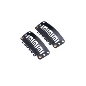 Tress Clips (für aufnähbare Perücken) 10 Stück  Schwarz