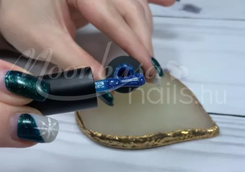 3Phasen Gellack 4ml #223 Blaues Glitzersee