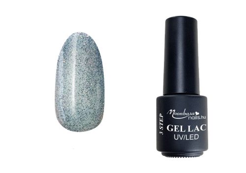3step géllakk 4ml #229 Kék gyémántpor