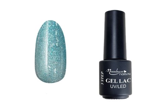 3step géllakk 4ml #232 Világoskék csillámzápor