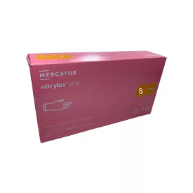 Nitrilhandschuhe 100 Stück Größe S  Pink