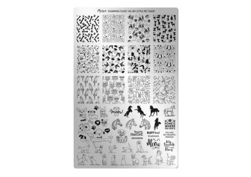 Stempelplatte – Moyra  #142 My Little Pet Shop