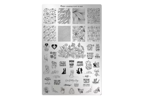 Moyra Mustervorlage für Druckplatte  #141 