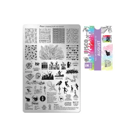 Stempelplatte – Moyra  #145 August