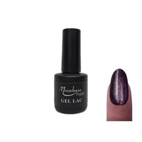 Gellack 6ml #183glitzerndes Dunkelgrau Lila