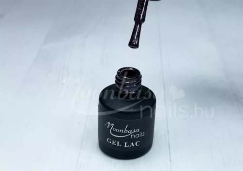 Gellack 6ml #183glitzerndes Dunkelgrau Lila