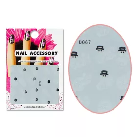 Acryl Effekt Aufkleber  D067 Schneemann