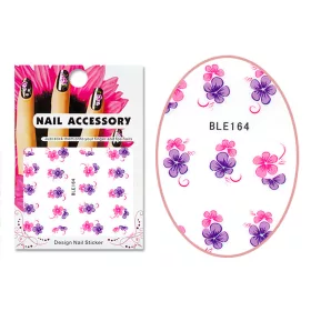 Acryl Effekt Aufkleber  BLE 0164 Blumen