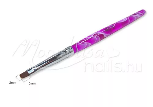 Gel Pinsel flach  Z002 2 lila