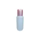 Transparente Kunststoffflasche mit rosa Verschluss 50 ml