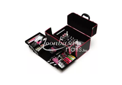 Kunstnageltasche  #380 BP Metallic Pink Schwarz