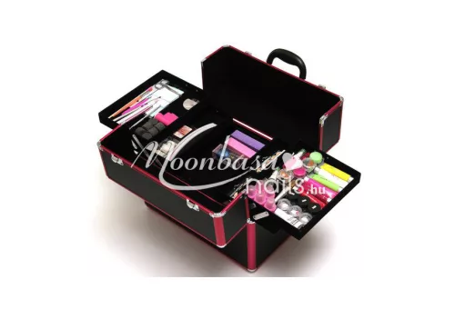 Kunstnageltasche  #380 BP Metallic Pink Schwarz