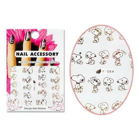 Aufkleber mit Acryleffekt  Y 064 Gold Snoopy