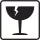 Selbstklebende Etiketten – zerbrechlich – weißer Hintergrund 100 Stück  