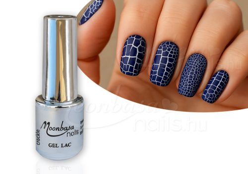 Crackle géllakk 4ml #575 Holdfény