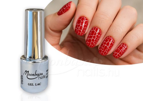 Crackle géllakk 4ml #576 Vörös