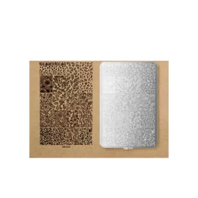 Nagelstempelplatte 9,5 x 14,5 cm GB 010 Floral Designs