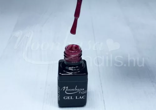One Step Gellack 5ml #024 Glitzerndes Kirschrot