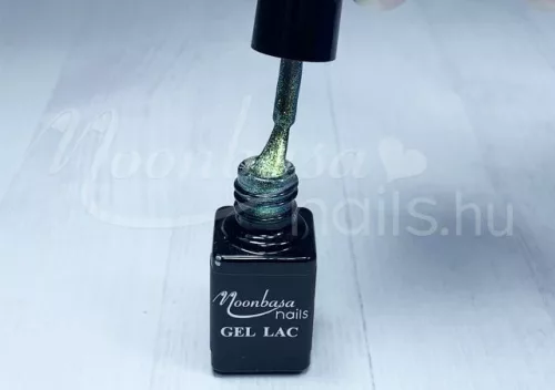 One Step Gellack 5ml #025grün mit Glitzerpartikeln Hologramm