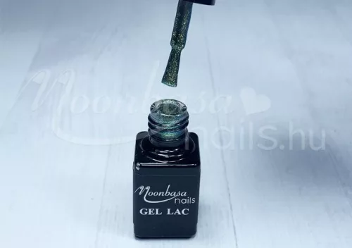 One Step Gellack 5ml #025grün mit Glitzerpartikeln Hologramm