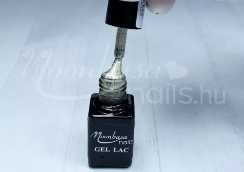 One Step Gellack 5ml #070 Silber glitzernd, mit goldenem Schimmer
