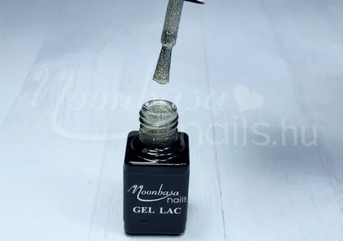 One Step Gellack 5ml #070 Silber glitzernd, mit goldenem Schimmer