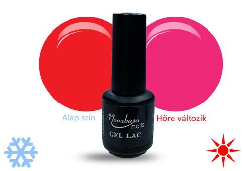 Thermo géllakk 5ml #410 Rózsaszín-neon pink