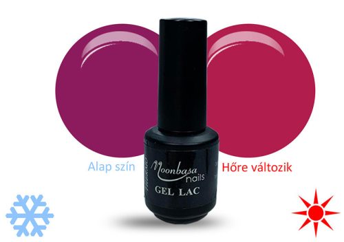 Thermo géllakk 5ml #411 Padlizsán lila-világos bordó
