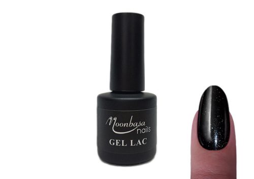 Géllakk 6ml #288 Csillámos fekete