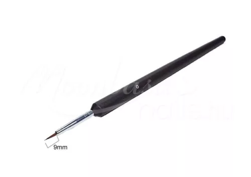 Dekorativer Pinsel mit spitzer Spitze #0  D003 0 Grau braun