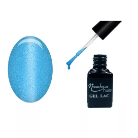 One Step Gellack 5ml #106 Perlmuttschimmerndes Laserblau