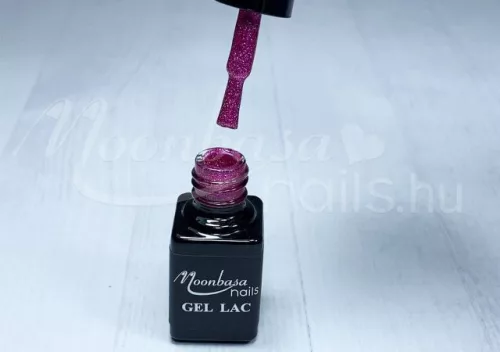 One Step Gellack 5ml #141 Glitzerndes, dunkles Perkin Lila
