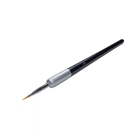  Dekorativer Pinsel mit spitzer Spitze #00  D002 00 Schwarz Silber
