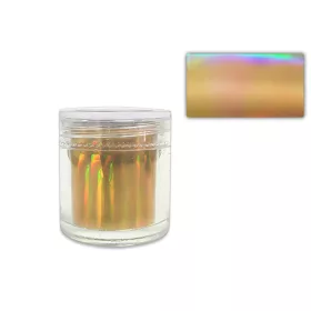 Transferfolie  #33goldfarbenes Hologramm