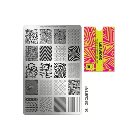 Stempelplatte – Moyra  #08 Geometry