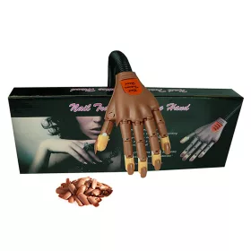   Professionelle Übungshand für den Aufbau künstlicher Nägel (am Tisch befestigbar)   