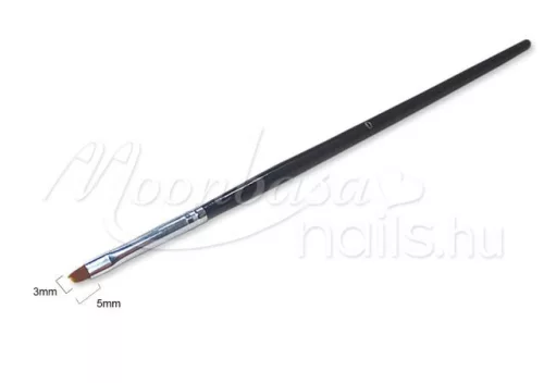 Schräger Pinsel, flach  Z031 0 Schwarz
