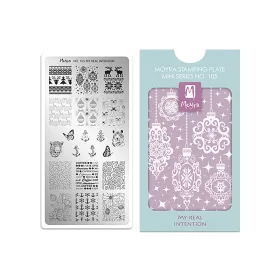 Mini Stempelplatte  #105 My Real Intention