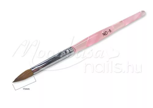 Porzellan Spitzpinsel NO6  P001 6 Rosa