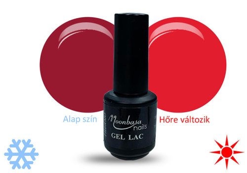 Thermo géllakk 5ml #425 Bordó-piros