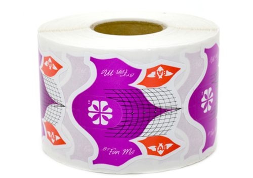 Műköröm sablon 500 db #022 Lila bat denevér