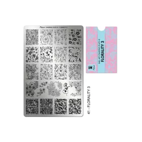 Stempelplatte – Moyra  #41 Florality 3