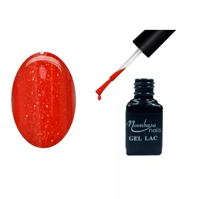 One Step Gellack 5ml #215glitzerndes Rot