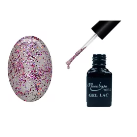 One Step Gellack 5ml #252 Rosa Glitzerzauber